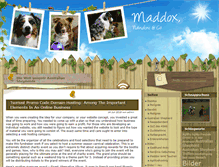 Tablet Screenshot of maddox-on-line.de